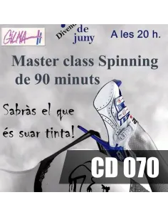 Sesion de Spinning para clases de ciclo indoor o ciclo outdoor.